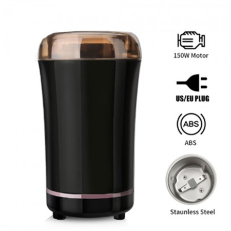 Meidong Coffee Grinder Electric, Stainless Steel Blade Grinder for Coffee Espresso Latte Mochas, Noiseless Operation, Evently Grinding for Coffee Beans Spice Nut Seed Grains